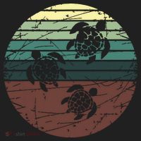 Retro Sea Turtle Tumbler thumb 3