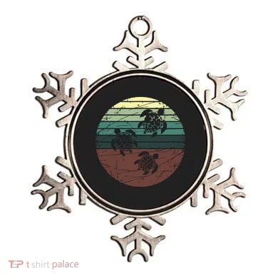 Retro Sea Turtle Ornament