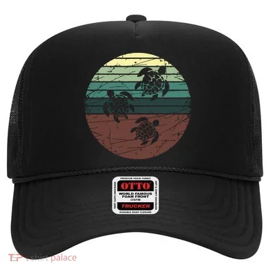 Retro Sea Turtle Hat