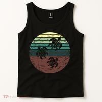 Retro Sea Turtle Tank Top thumb 2