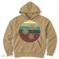 Retro Sea Turtle Hoodie thumb 0