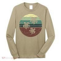 Retro Sea Turtle Long Sleeve Shirt thumb 0