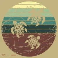 Retro Sea Turtle T-Shirt thumb 7