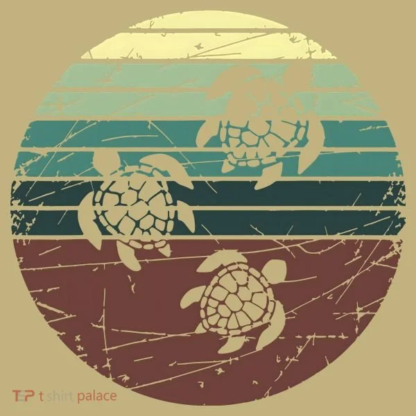 Retro Sea Turtle T-Shirt