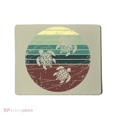Retro Sea Turtle Mousepad