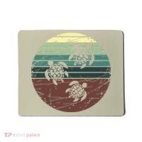 Retro Sea Turtle Mousepad thumb 0