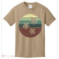 Retro Sea Turtle Kids T-Shirt thumb 0