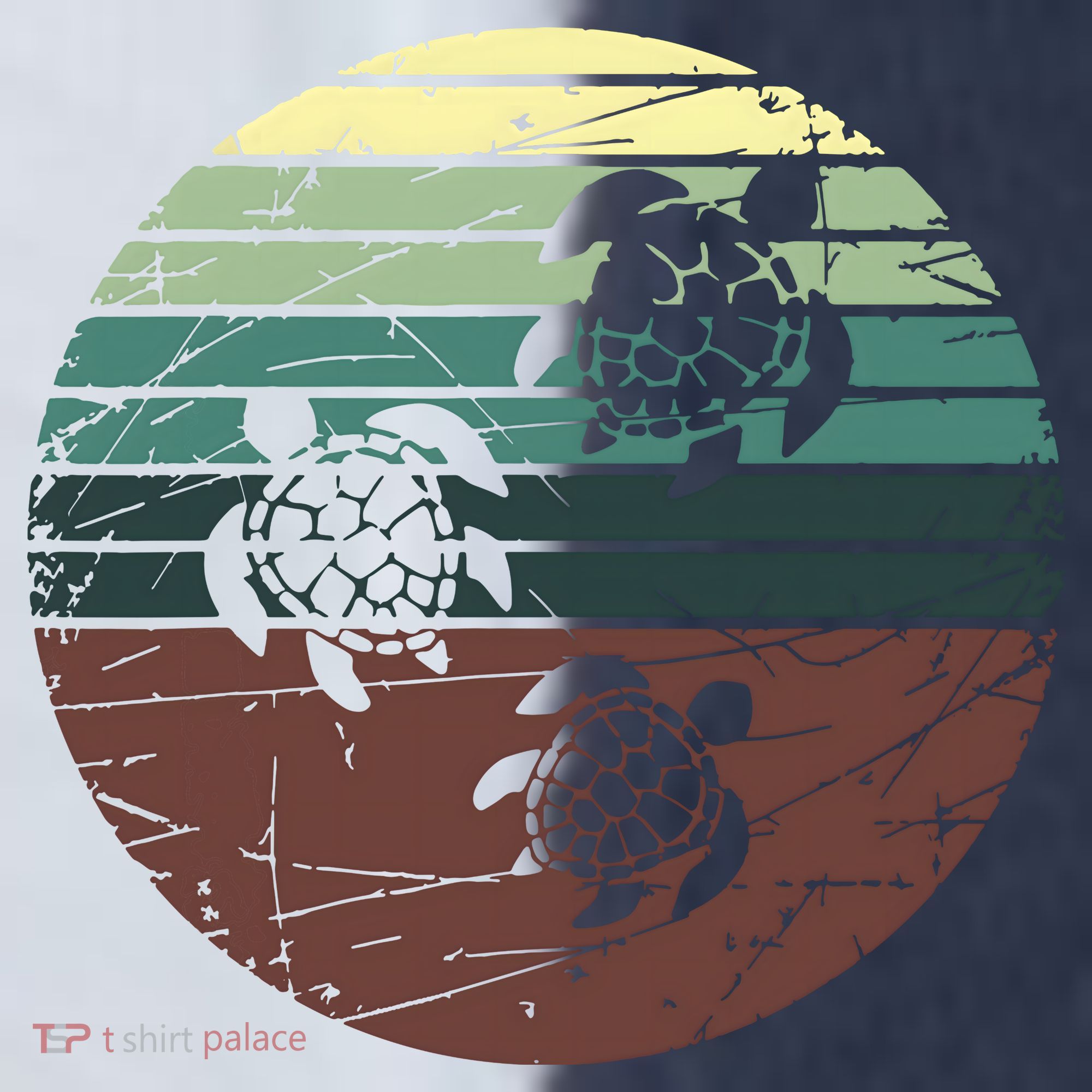 Retro Sea Turtle Soccer Jersey
