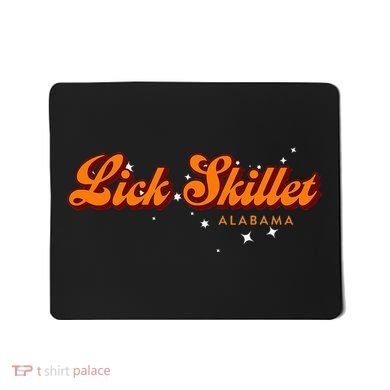 Retro Small Town Alabama Lick Skillet Mousepad