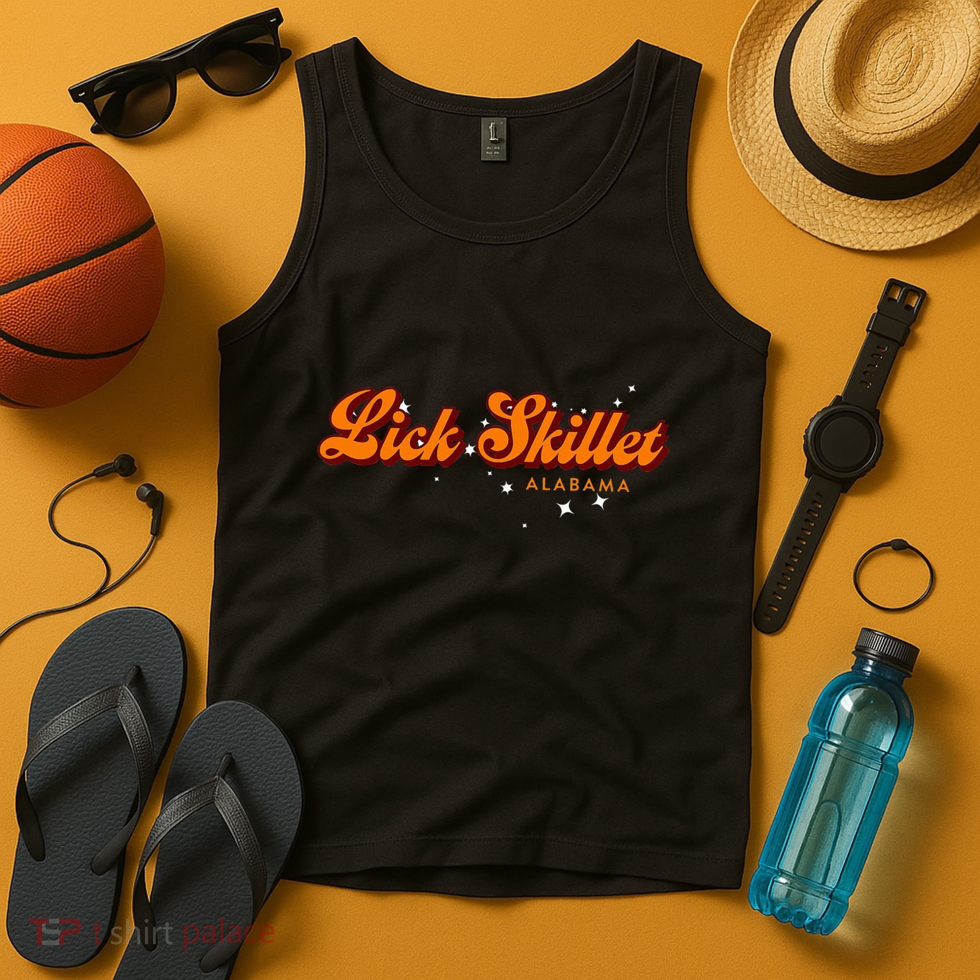 Retro Small Town Alabama Lick Skillet Tank Top