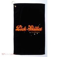 Retro Small Town Alabama Lick Skillet Golf Towel thumb 0