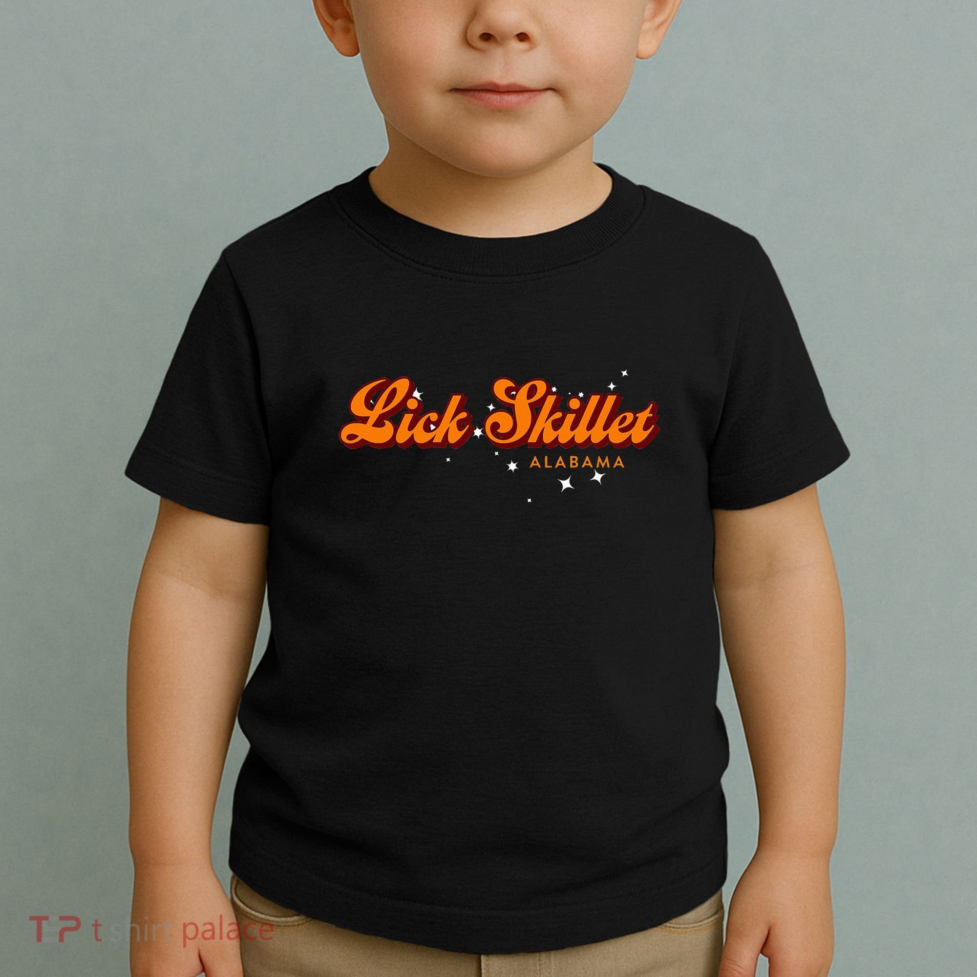 Retro Small Town Alabama Lick Skillet Toddler T-Shirt