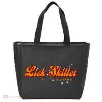 Retro Small Town Alabama Lick Skillet Tote Bag thumb 0