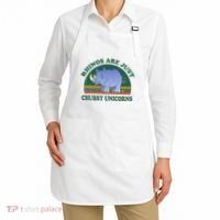 Rhino Save The Rhinos Are Just Chubby Unicorns Apron thumb 2
