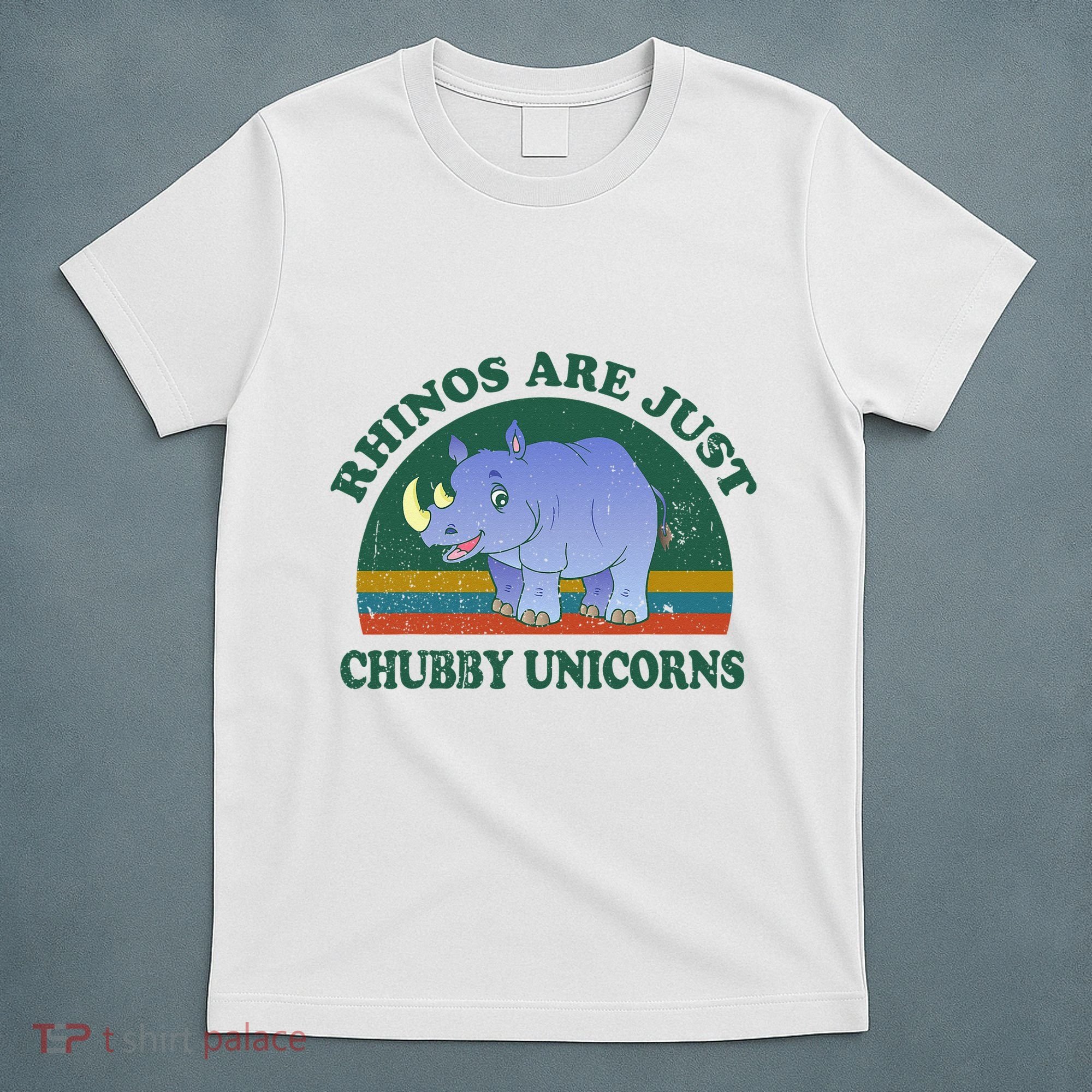 Rhino Save The Rhinos Are Just Chubby Unicorns T-Shirt