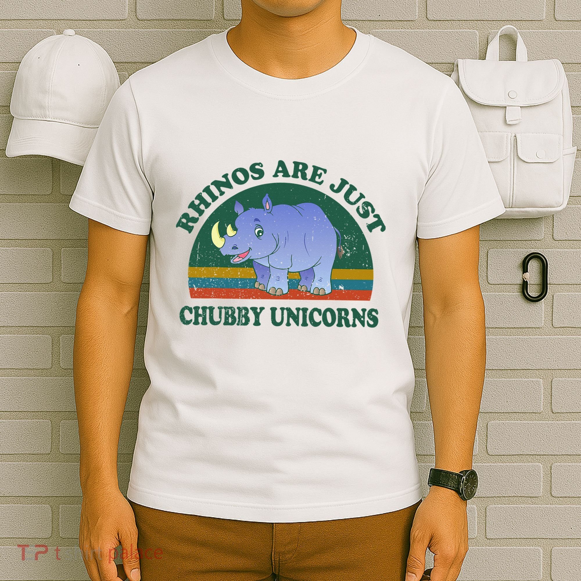 Rhino Save The Rhinos Are Just Chubby Unicorns T-Shirt