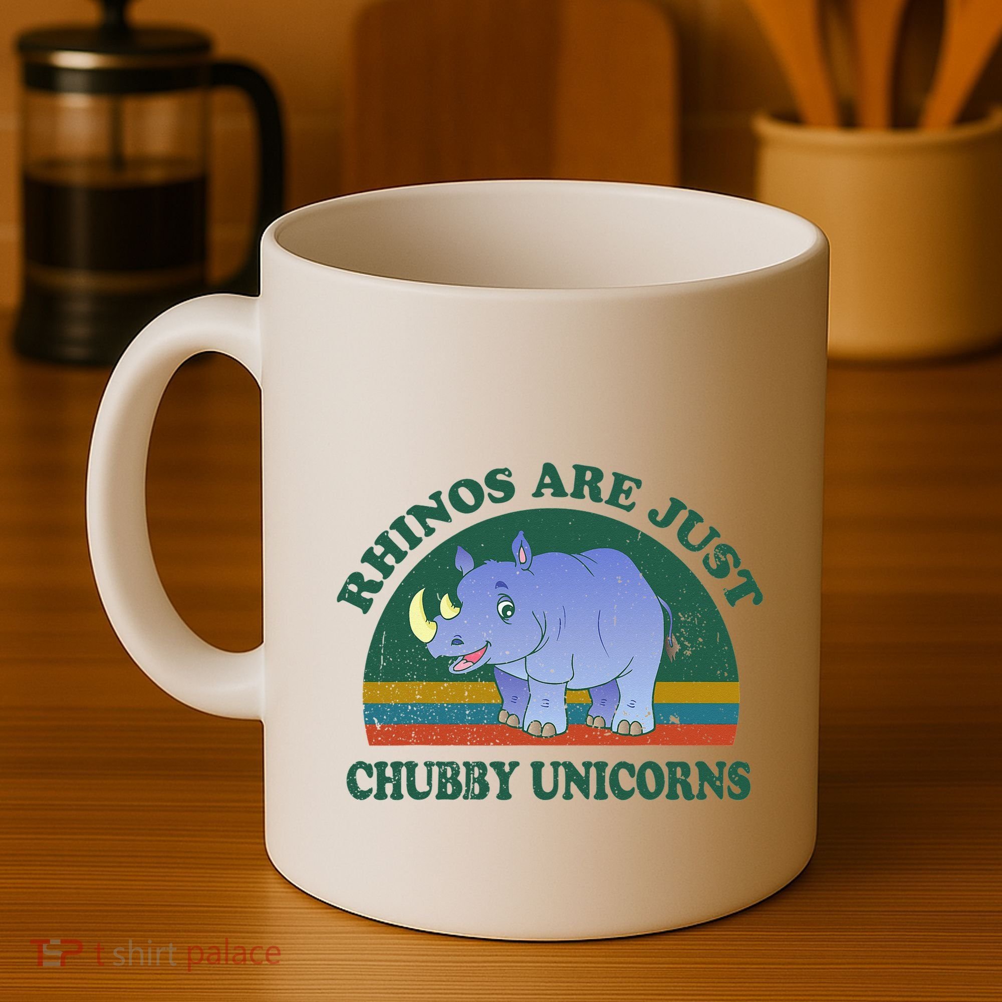 Rhino Save The Rhinos Are Just Chubby Unicorns Coffee Mug