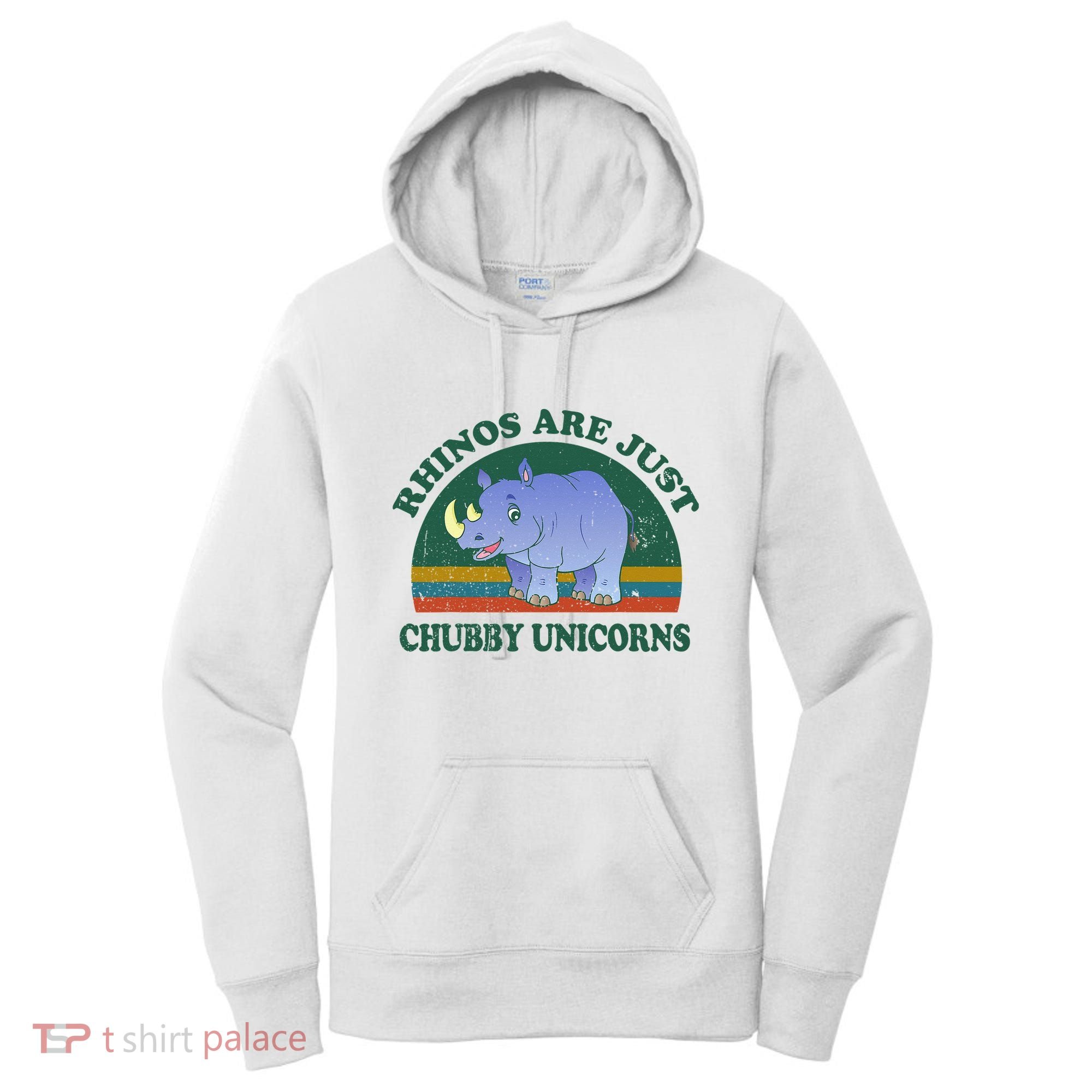 Rhino Save The Rhinos Are Just Chubby Unicorns Women's Hoodie