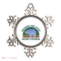 Rhino Save The Rhinos Are Just Chubby Unicorns Ornament thumb 0