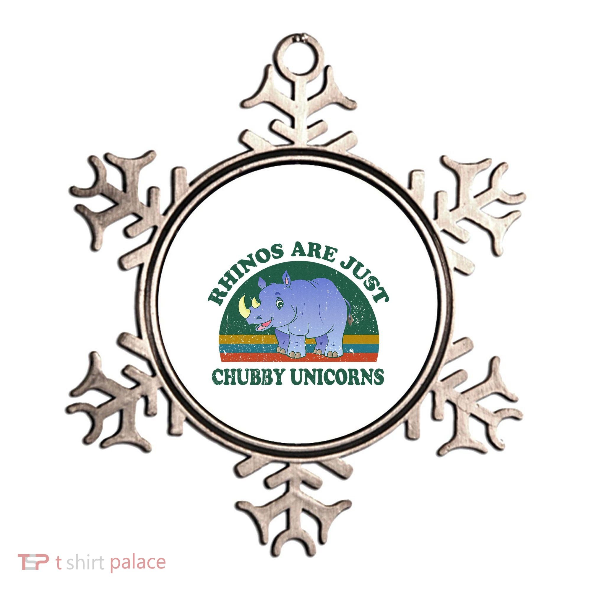 Rhino Save The Rhinos Are Just Chubby Unicorns Ornament
