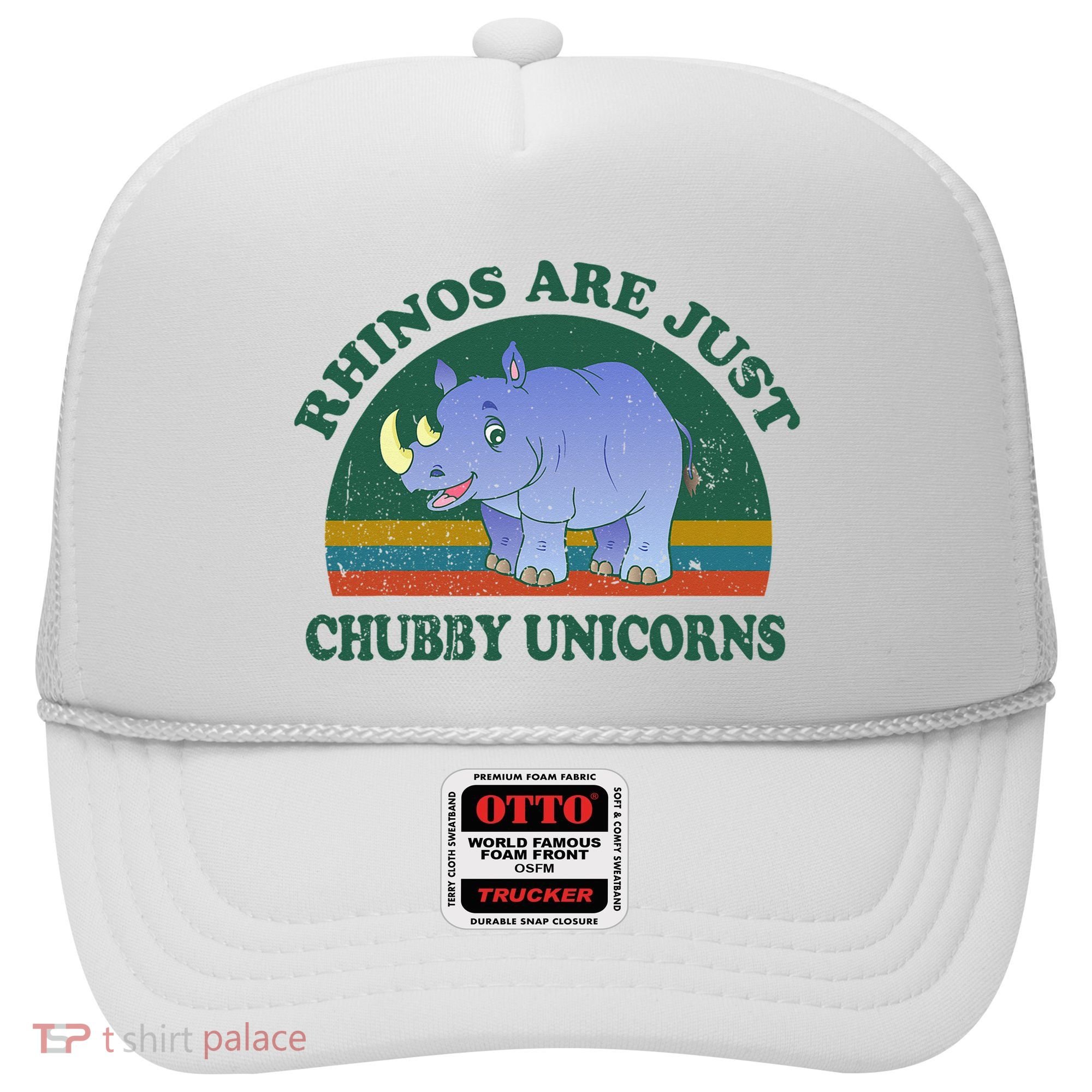 Rhino Save The Rhinos Are Just Chubby Unicorns Hat