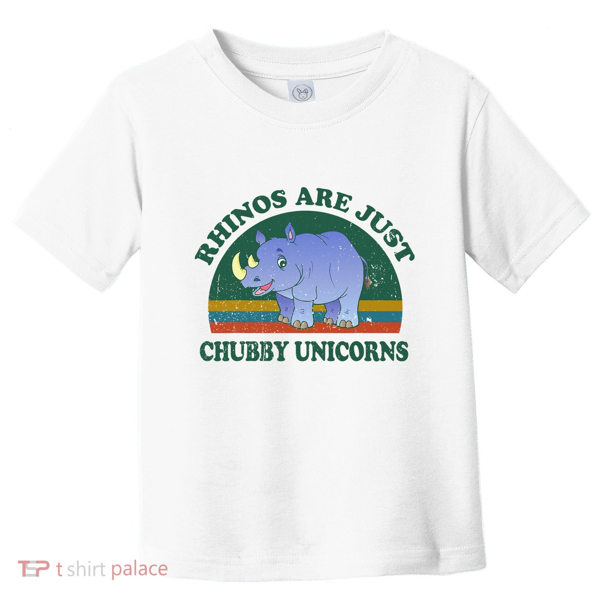 Rhino Save The Rhinos Are Just Chubby Unicorns Toddler T-Shirt
