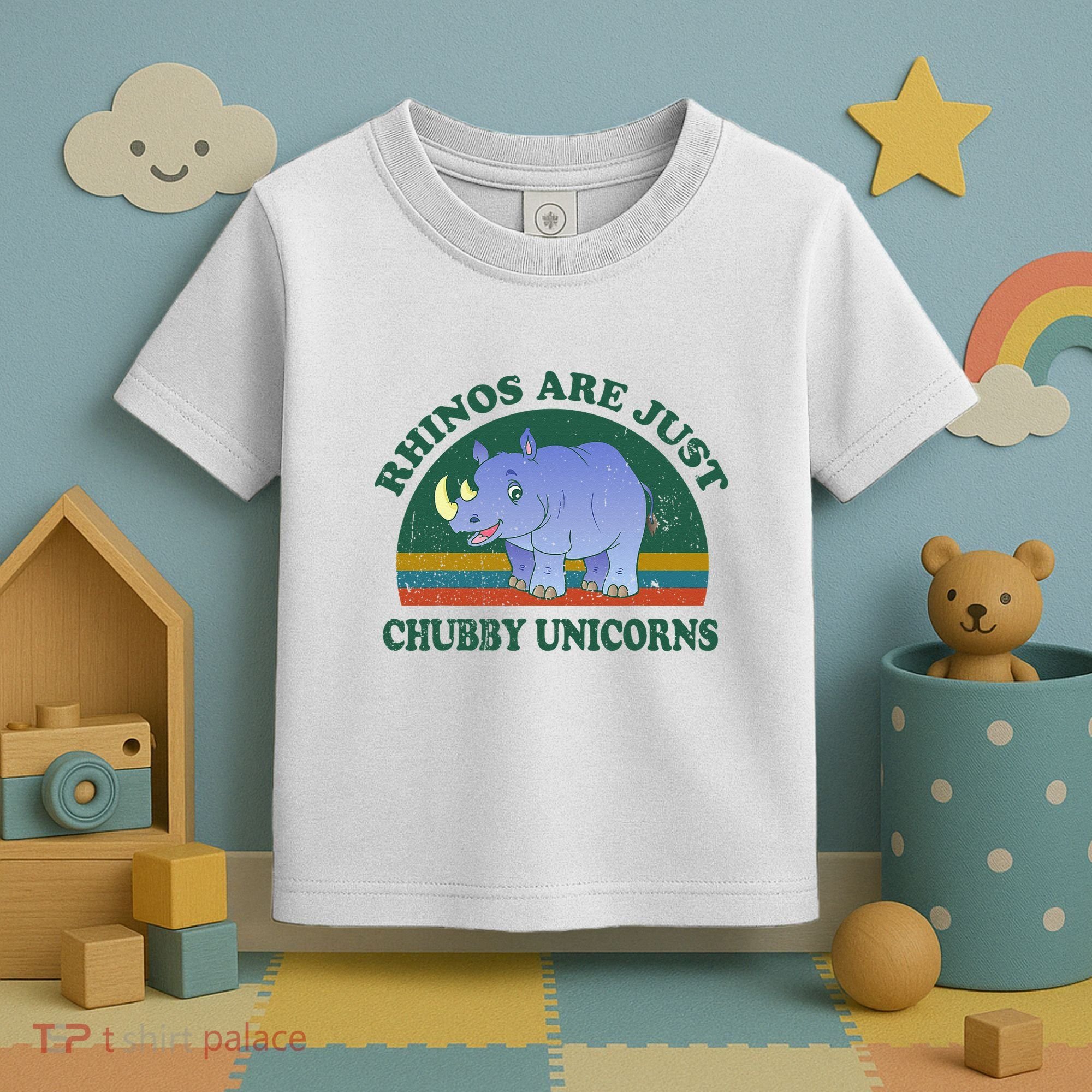 Rhino Save The Rhinos Are Just Chubby Unicorns Toddler T-Shirt