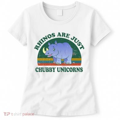 Rhino Save The Rhinos Are Just Chubby Unicorns Women's T-Shirt
