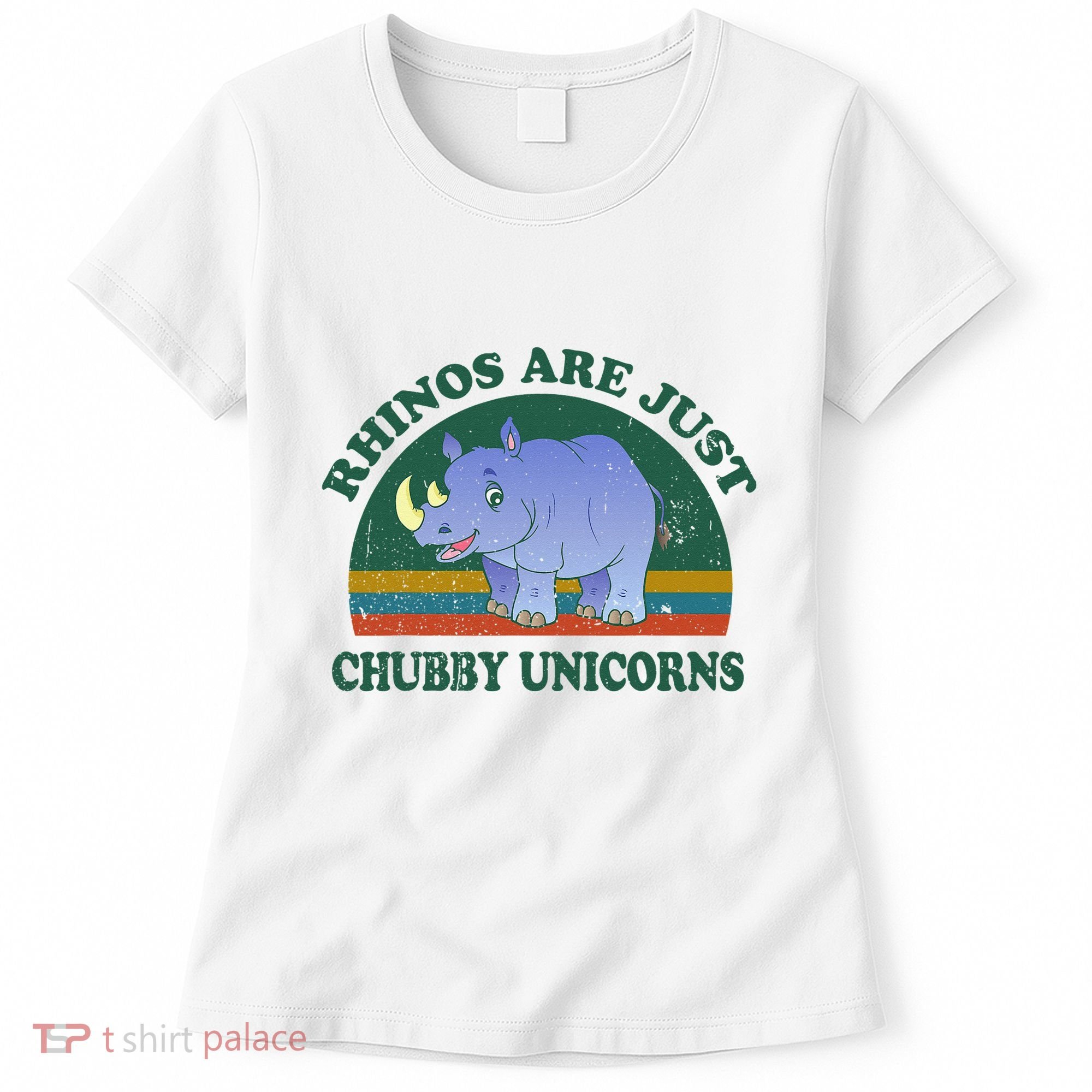 Rhino Save The Rhinos Are Just Chubby Unicorns Women's T-Shirt