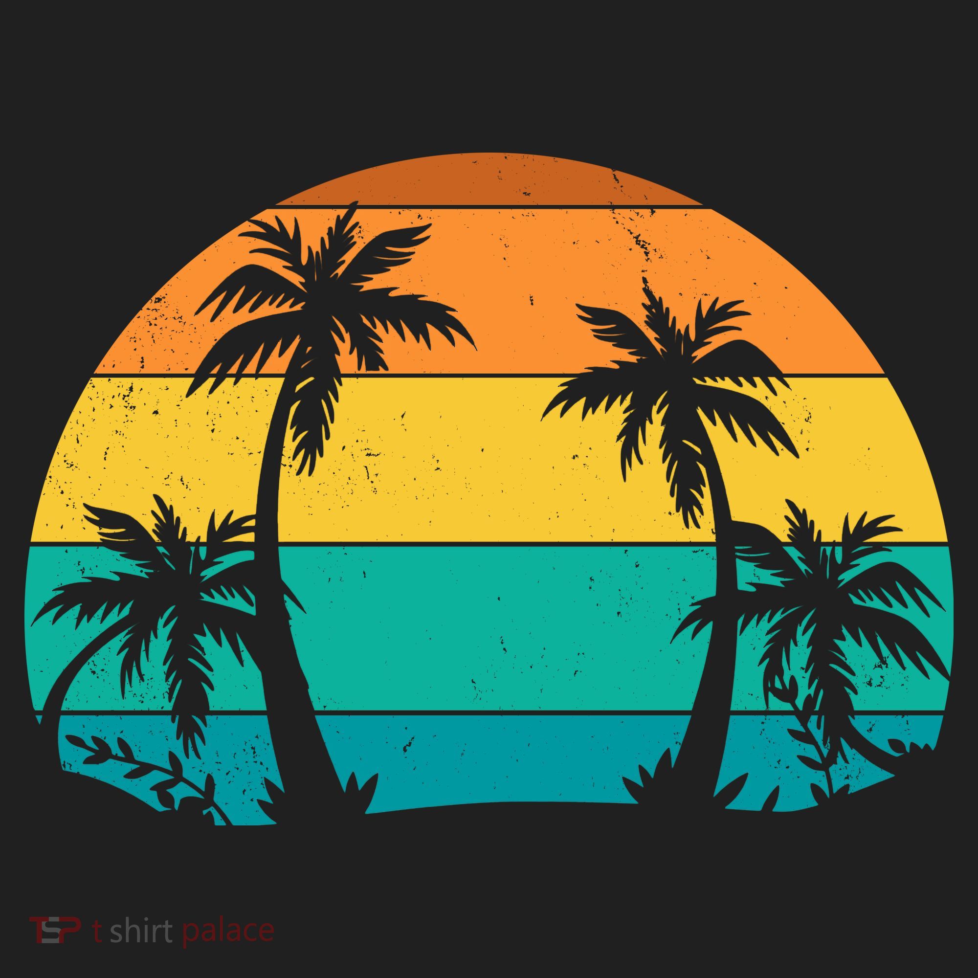 Retro Summer Tropical Beach Women's Sweatshirt