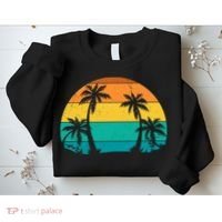 Retro Summer Tropical Beach Sweatshirt thumb 2