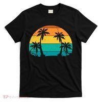 Retro Summer Tropical Beach T-Shirt thumb 0