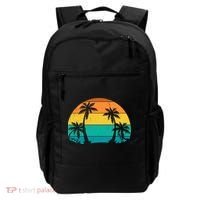 Retro Summer Tropical Beach Backpack thumb 0