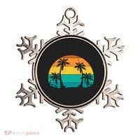 Retro Summer Tropical Beach Ornament thumb 0