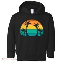 Retro Summer Tropical Beach Toddler Hoodie thumb 0