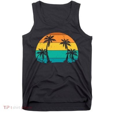 Retro Summer Tropical Beach Tank Top