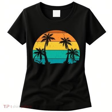 Retro Summer Tropical Beach Women's T-Shirt