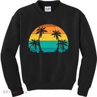 Retro Summer Tropical Beach Kids Sweatshirt thumb 0