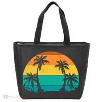 Retro Summer Tropical Beach Tote Bag thumb 0