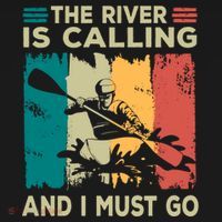 Rafting Saying The River Is Calling And I Must Go Rafting Meaningful Gift Women's Hoodie thumb 2