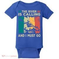 Rafting Saying The River Is Calling And I Must Go Rafting Meaningful Gift Baby Bodysuit thumb 0