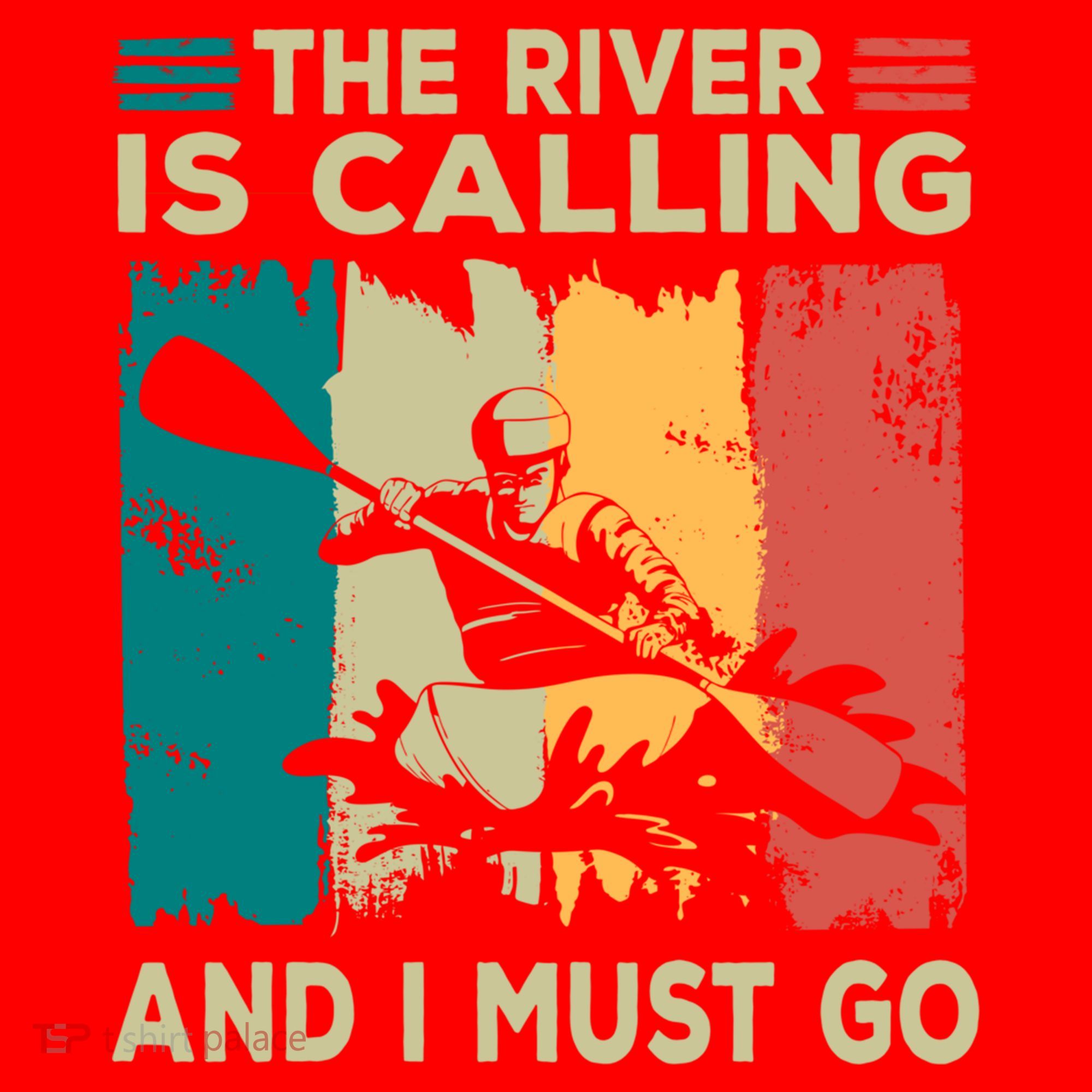 Rafting Saying The River Is Calling And I Must Go Rafting Meaningful Gift Santa Hat
