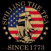 Retro Spilling The Tea Since 1773 4th Of July Gift Coffee Mug thumb 5