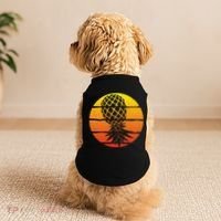 Retro Sunset Upside Down Pineapple Swinger Doggie Tank thumb 2