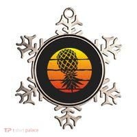 Retro Sunset Upside Down Pineapple Swinger Ornament thumb 0