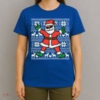 Rocker Santa Ugly Xmas Sweater Funny Christmas Rock Gift T-Shirt thumb 4