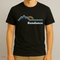 Retro Sundance Utah Ut Vintage Sunrise Mountains T-Shirt thumb 3