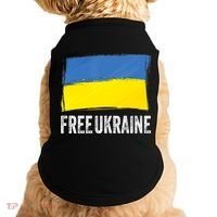 Retro Support Ukraine I Stand With Ukraine Flag Free Ukraine Gift Doggie Tank thumb 0