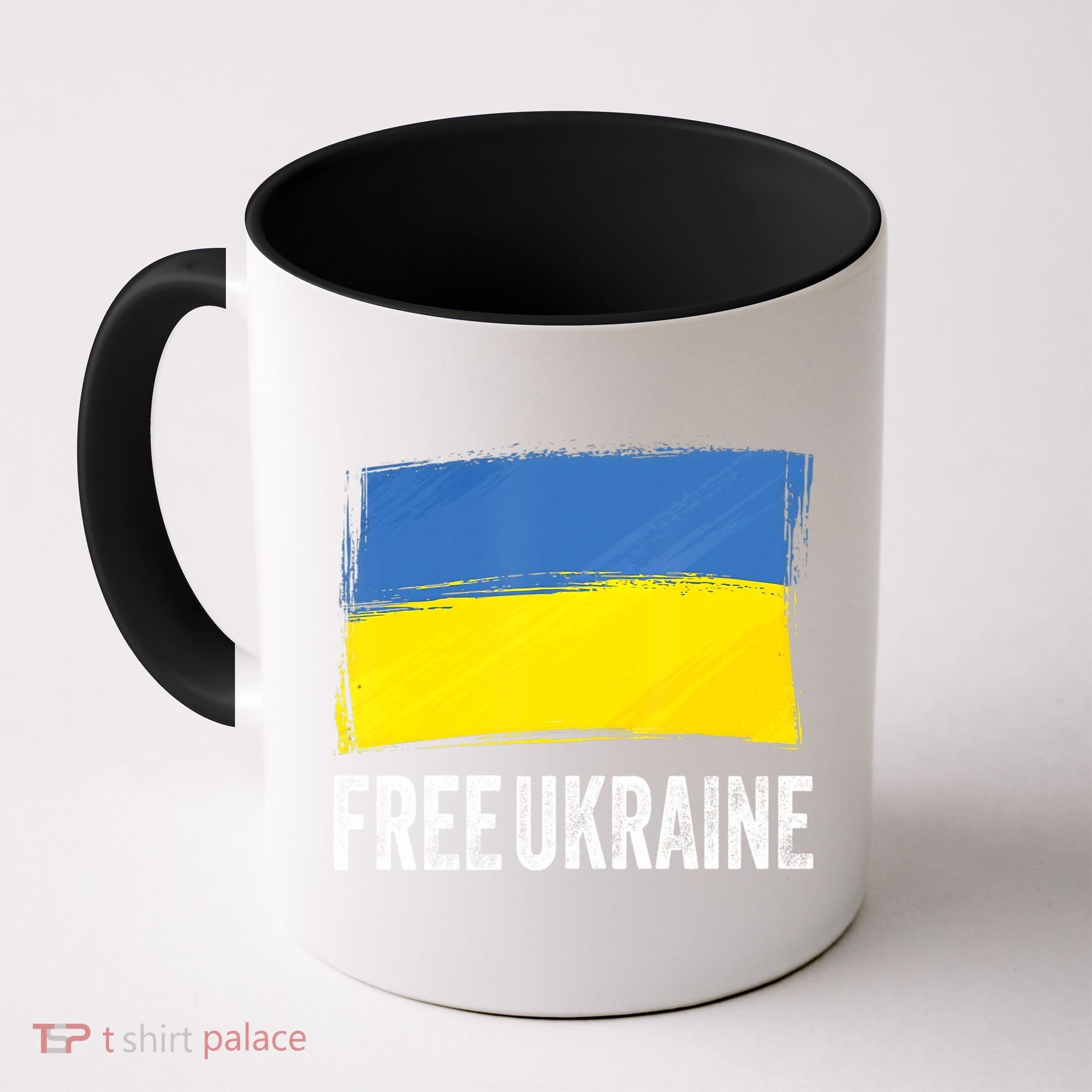 Retro Support Ukraine I Stand With Ukraine Flag Free Ukraine Gift Coffee Mug
