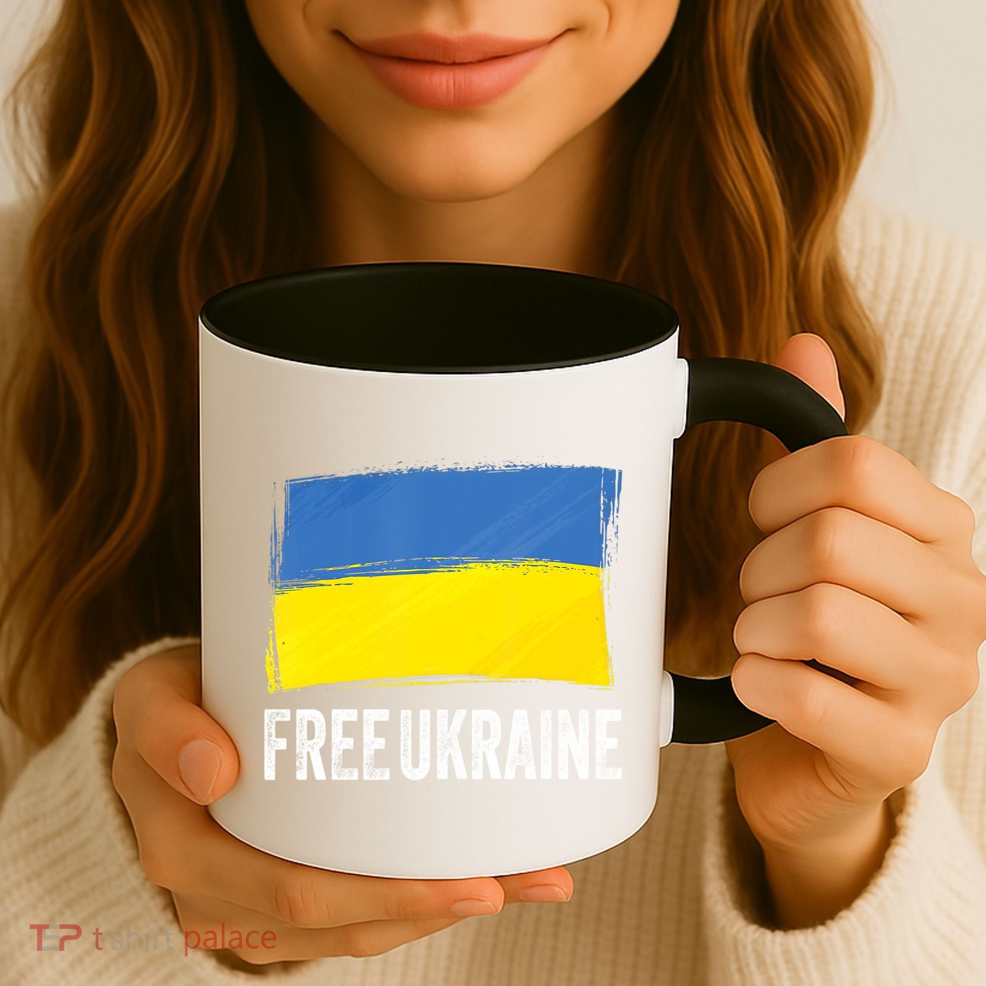Retro Support Ukraine I Stand With Ukraine Flag Free Ukraine Gift Coffee Mug